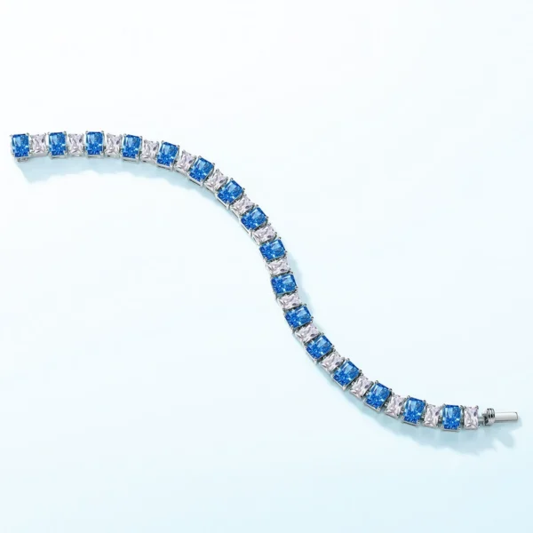 S925 Silver Ice Flower Diamond Bracelet Ice Flower Diamond Bracelet