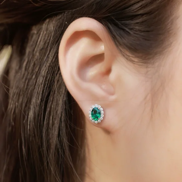 Radiant Emerald Earrings Radiant Emerald Earrings