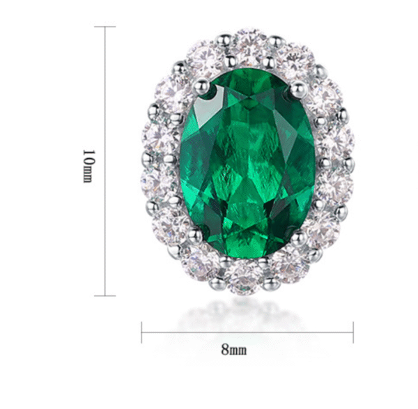 Radiant Emerald Earrings Radiant Emerald Earrings