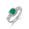 Emerald Halo Elegance Ring Emerald Halo Elegance Ring
