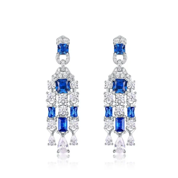 Sapphire Cascade Earrings Sapphire Cascade Earrings