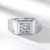 Lunar Star Men's Moissanite Ring Lunar Star Moissanite Ring