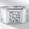 Lunar Star Men's Moissanite Ring Lunar Star Moissanite Ring