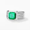 Regal Emerald Crown Ring for Men Regal Emerald Crown Ring