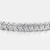 Ice V-Link S925 Diamond Bracelet Ice V-Link Diamond Bracelet