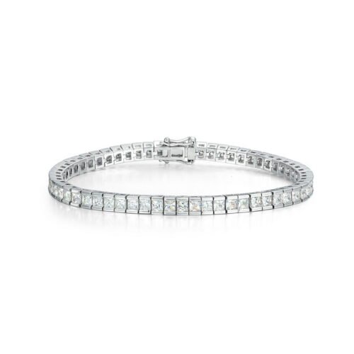 Cubic Edge S925 Tennis Bracelet