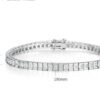 Cubic Edge S925 Tennis Bracelet Cubic Edge Tennis Bracelet