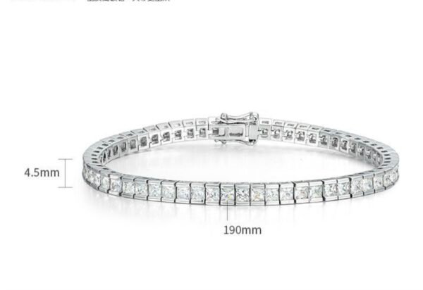 Cubic Edge S925 Tennis Bracelet Cubic Edge Tennis Bracelet