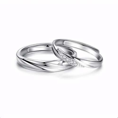 Eternal Bond S925 Silver Couple's Rings