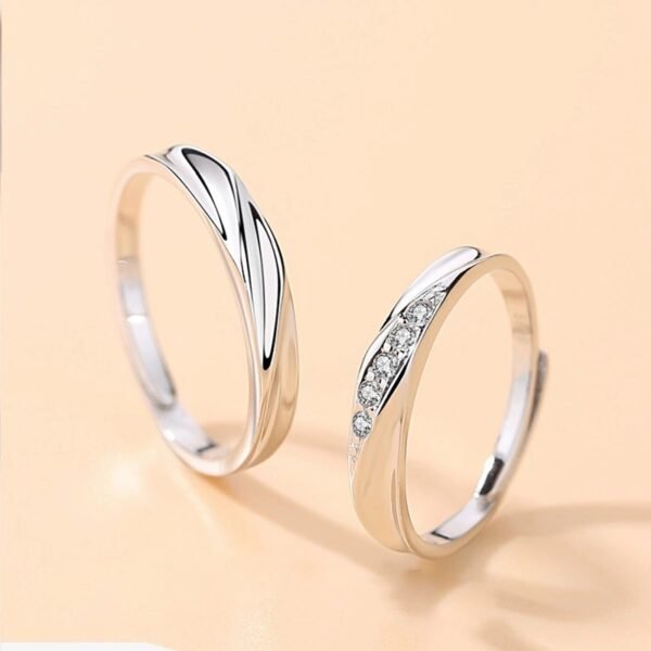 Eternal Bond S925 Silver Couple's Rings 💫Eternal Bond Couple Rings
