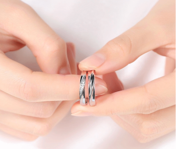 Eternal Bond S925 Silver Couple's Rings 💫Eternal Bond Couple Rings