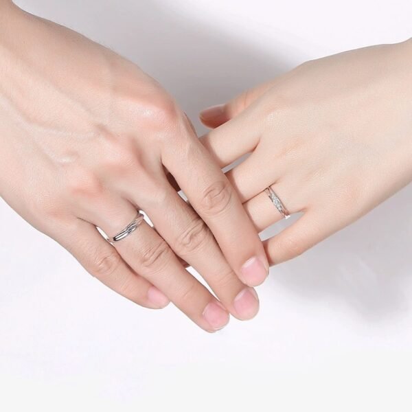 Eternal Bond S925 Silver Couple's Rings 💫Eternal Bond Couple Rings