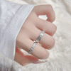 Starry Sky S925 Silver Couple's Rings 💫Starry Sky Couple Rings