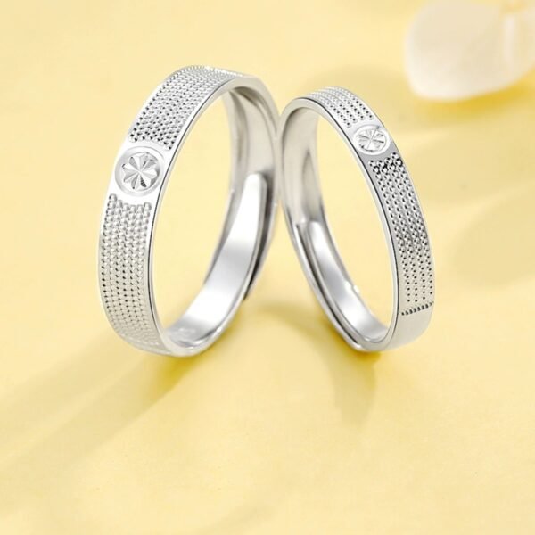 Starry Sky S925 Silver Couple's Rings 💫Starry Sky Couple Rings