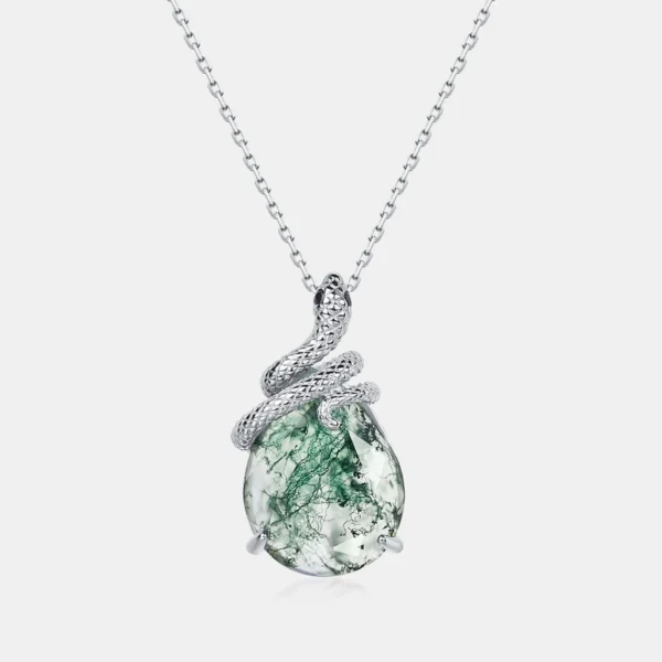 Enchanted Moss Serpent Pendant Enchanted Moss Serpent Pendant