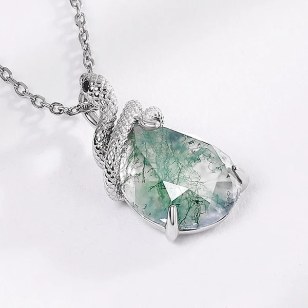 Enchanted Moss Serpent Pendant Enchanted Moss Serpent Pendant