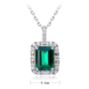 Regal Emerald Halo Pendant Regal Emerald Halo Pendant