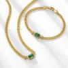 Emerald Ice-Cut Diamond Bracelet Emerald Ice-Cut Diamond Bracelet