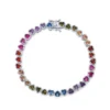 Heart Rainbow Zirconia Bracelet Heart Rainbow Zirconia Bracelet
