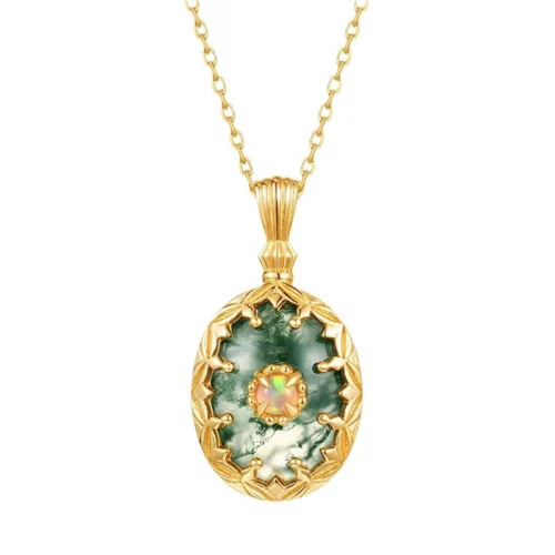 Forest Opal Bloom Pendant Forest Opal Bloom Pendant