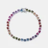 Heart Rainbow Zirconia Bracelet Heart Rainbow Zirconia Bracelet