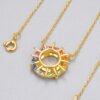 Radiant Spectrum Sunflower Necklace Radiant Spectrum Sunflower Necklace