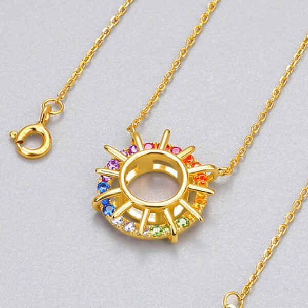Radiant Spectrum Sunflower Necklace Radiant Spectrum Sunflower Necklace