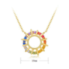 Radiant Spectrum Sunflower Necklace Radiant Spectrum Sunflower Necklace