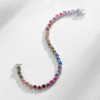 Heart Rainbow Zirconia Bracelet Heart Rainbow Zirconia Bracelet