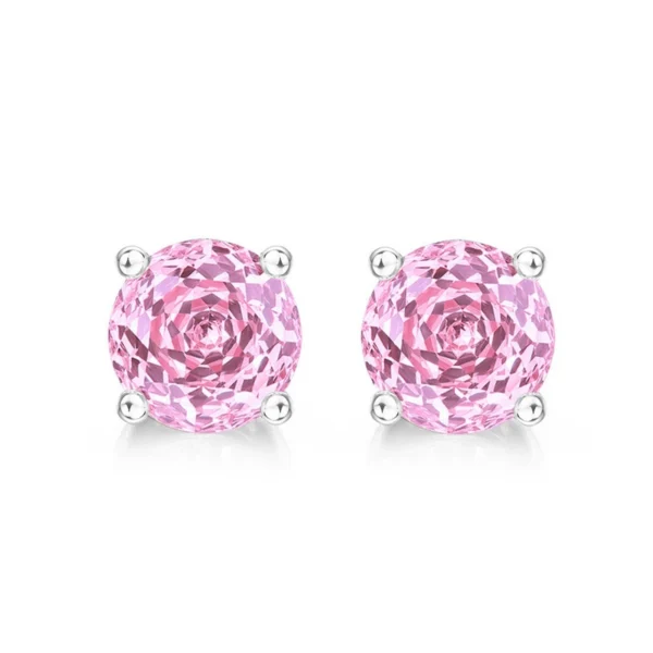 Rose-Cut Zirconia Stud Earrings Rose-Cut Zirconia Stud Earrings