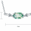 Emerald Mist Agate Necklace Verdant Mist Necklace