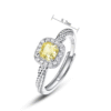 Goose Yellow Halo Diamond Ring Goose Yellow Halo Diamond Ring