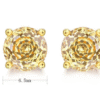 Rose-Cut Zirconia Stud Earrings Rose-Cut Zirconia Stud Earrings