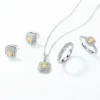 Goose Yellow Halo Diamond Ring Goose Yellow Halo Diamond Ring