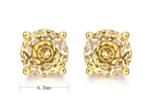 Rose-Cut Zirconia Stud Earrings Rose-Cut Zirconia Stud Earrings