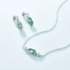 Emerald Mist Agate Necklace Verdant Mist Necklace