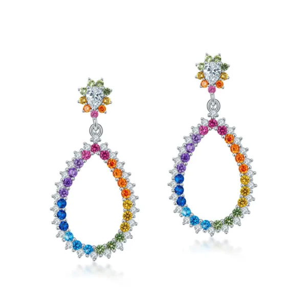 Radiant Spectrum Drop Earrings Radiant Spectrum Drop Earrings