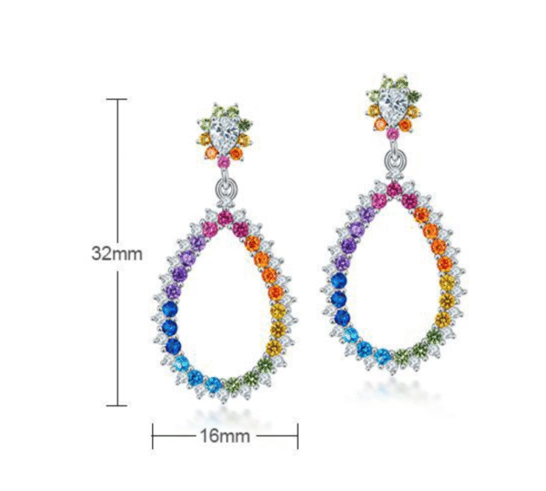 Radiant Spectrum Drop Earrings Radiant Spectrum Drop Earrings