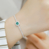 Emerald Ice Flower Bracelet Emerald Ice Flower Bracelet