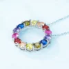 Radiant Circle Rainbow Necklace Radiant Circle Rainbow Necklace