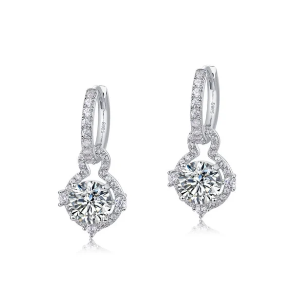 Celestial Radiance Moissanite Earrings Celestial Radiance Moissanite Earrings