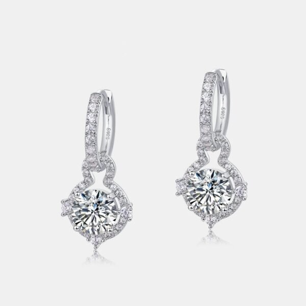 Celestial Radiance Moissanite Earrings Celestial Radiance Moissanite Earrings